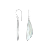 AE-6286-MOP Sterling Silver Earring With Mother Of Pearl Jewelry Bali Designs Inc